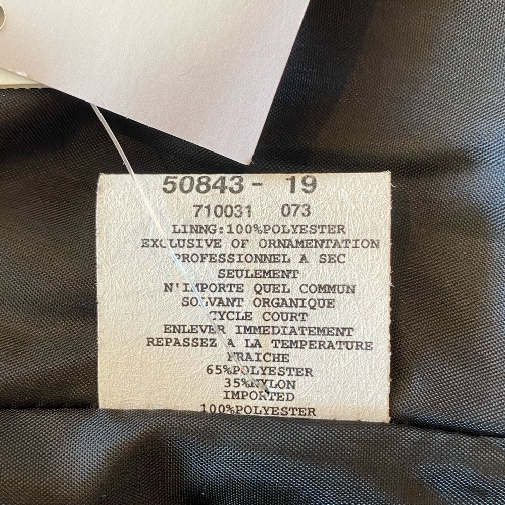 JESSICA McCLINTOCK Strapless Navy Mini Cocktail Dress Size 6P NEW Party Wedding - Picture 10 of 11